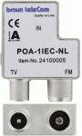POA 1 IEC-NL Opdruk IEC filter Radio TV Male-Female (=TOF02)