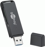 USB 3.0 CARDREADER VOOR SDXC SDHC microSD SD-kaart 