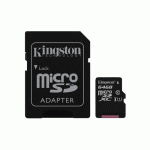 KINGSTON MICRO SD 64GB KLASSE 10 UHS-I 