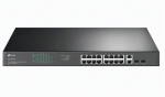 TL-SG1218MP Ethernet switch 18-Port Gigabit Rackmount Met 16-Port PoE+