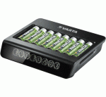 Multi-Charger Batterijlader AAA (potlood), AA (penlite) NiMh voor max. 8-batterijen