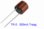 PRINTZEKERING RADIAAL 500mA TRAAG TR-5