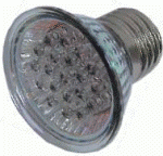 LED LAMP E27 WARM-WIT 220V -UITLOPEND-