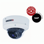 CCTV IP CAM DOME ISR DAI-250IP5VF 5.0MPIX CAMERA LENS 3-11MM VARIFOCAAL